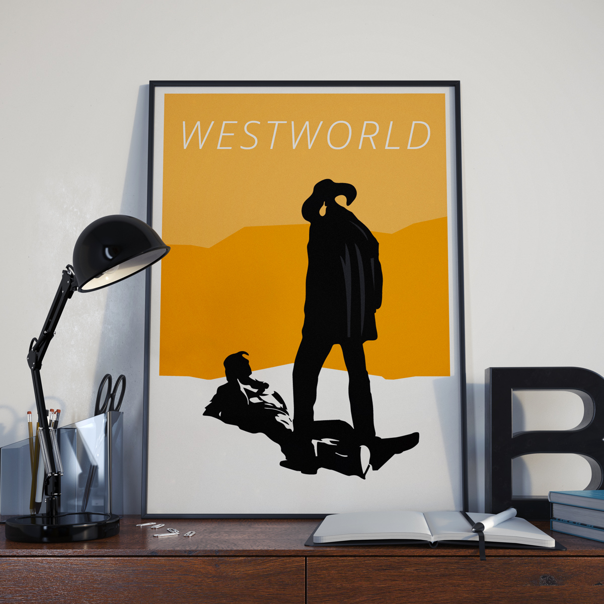 Niall O Brien Westworld Man In Black Poster